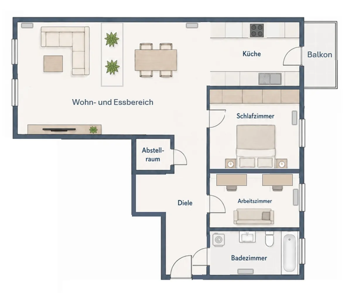 2 Zimmer Wohnung mit 78 m² in Karlsruhe – Bild 10