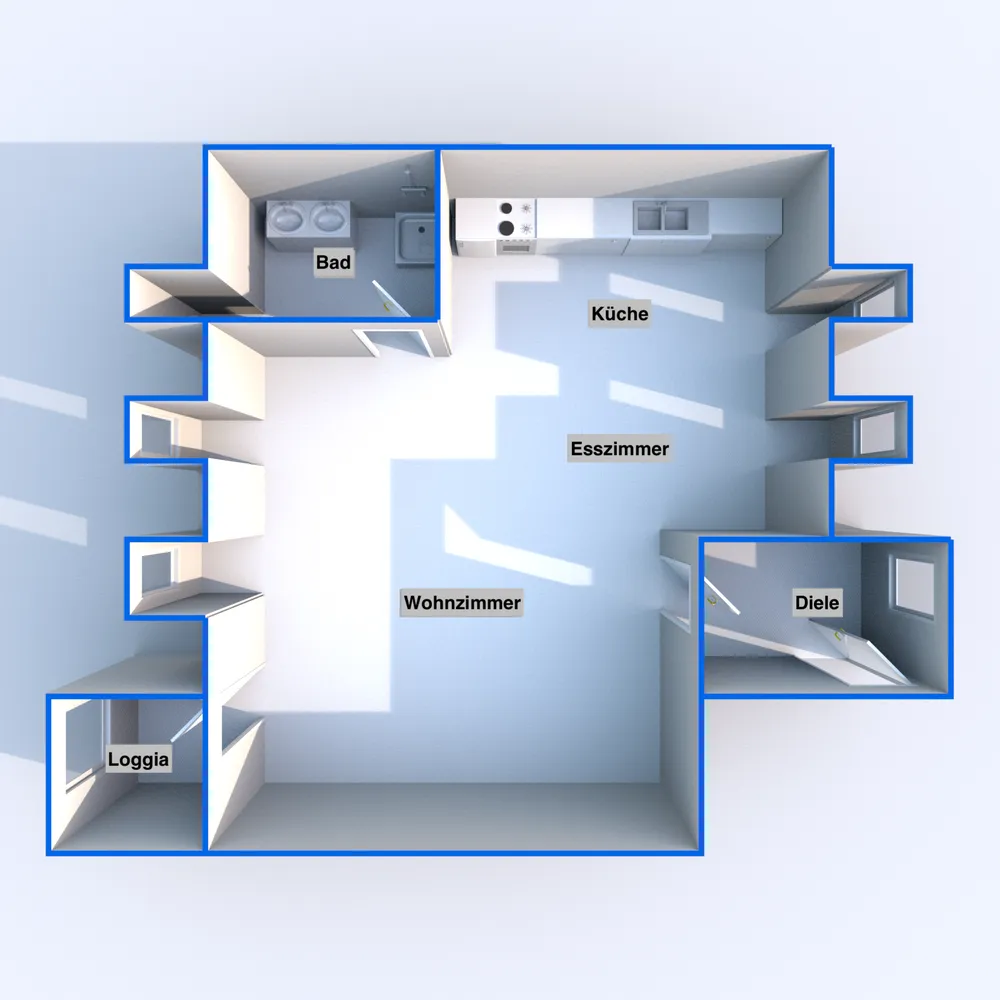 1 Zimmer Wohnung mit 60 m² in Darmstadt – Bild 8