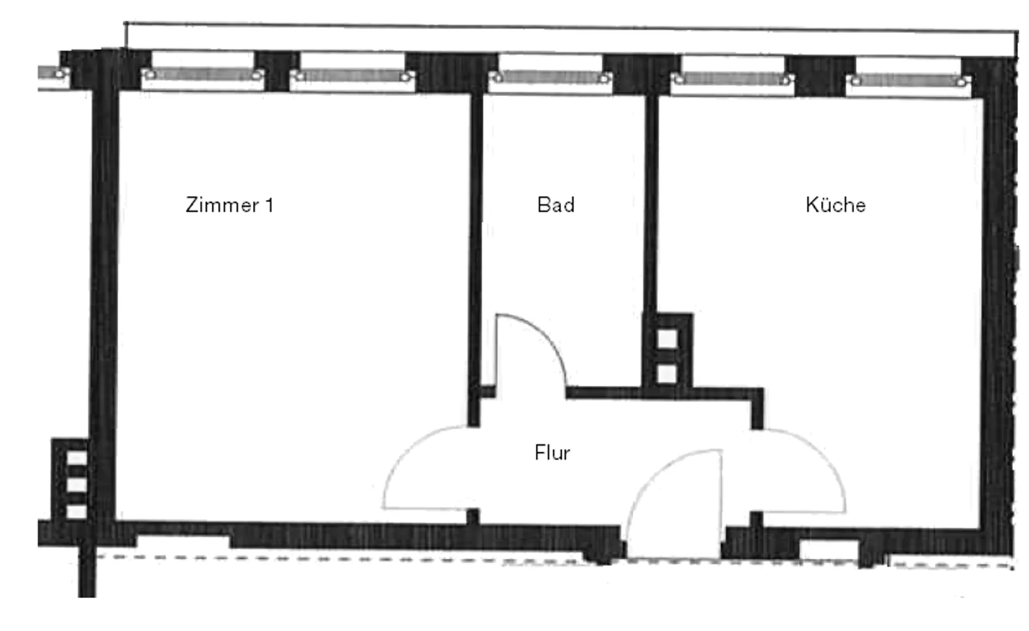 1 Zimmer Wohnung mit 35 m² in Bitterfeld-Wolfen – Bild 10