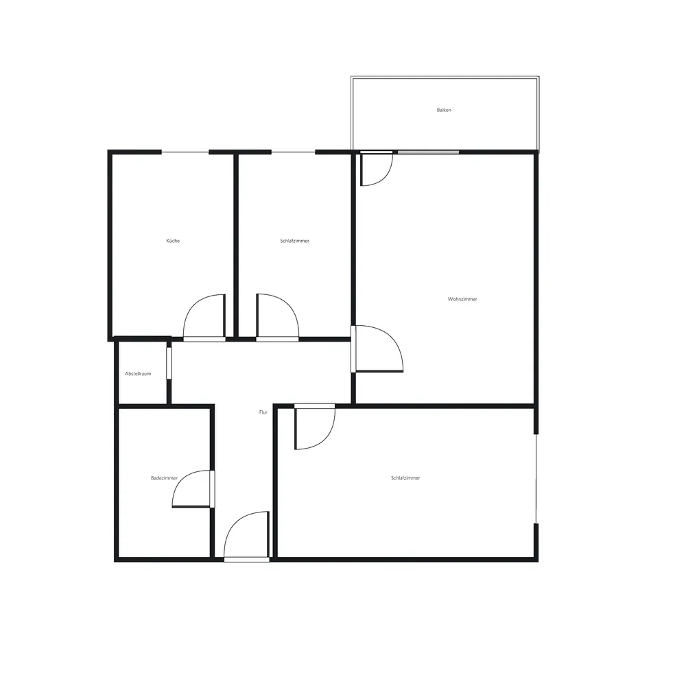 3 Zimmer Wohnung mit 64 m² in München – Bild 2