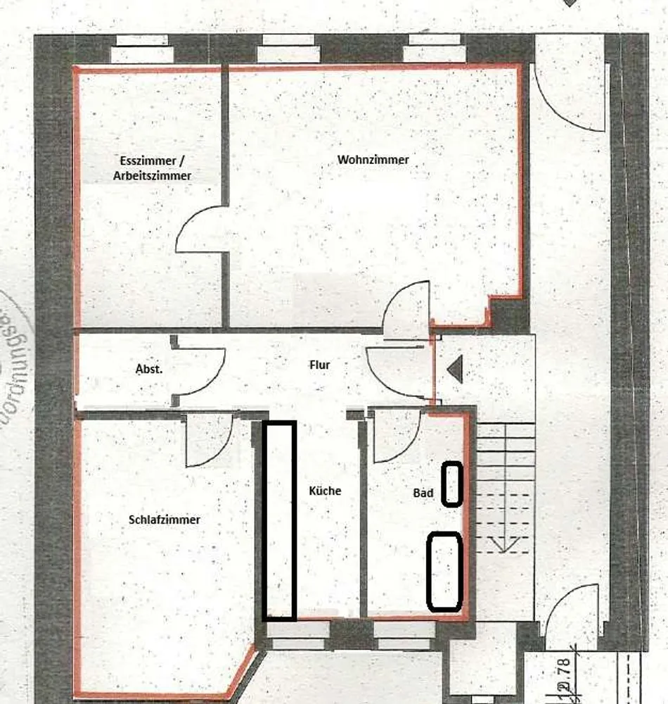 3 Zimmer Wohnung mit 73 m² in Karlsruhe – Bild 7