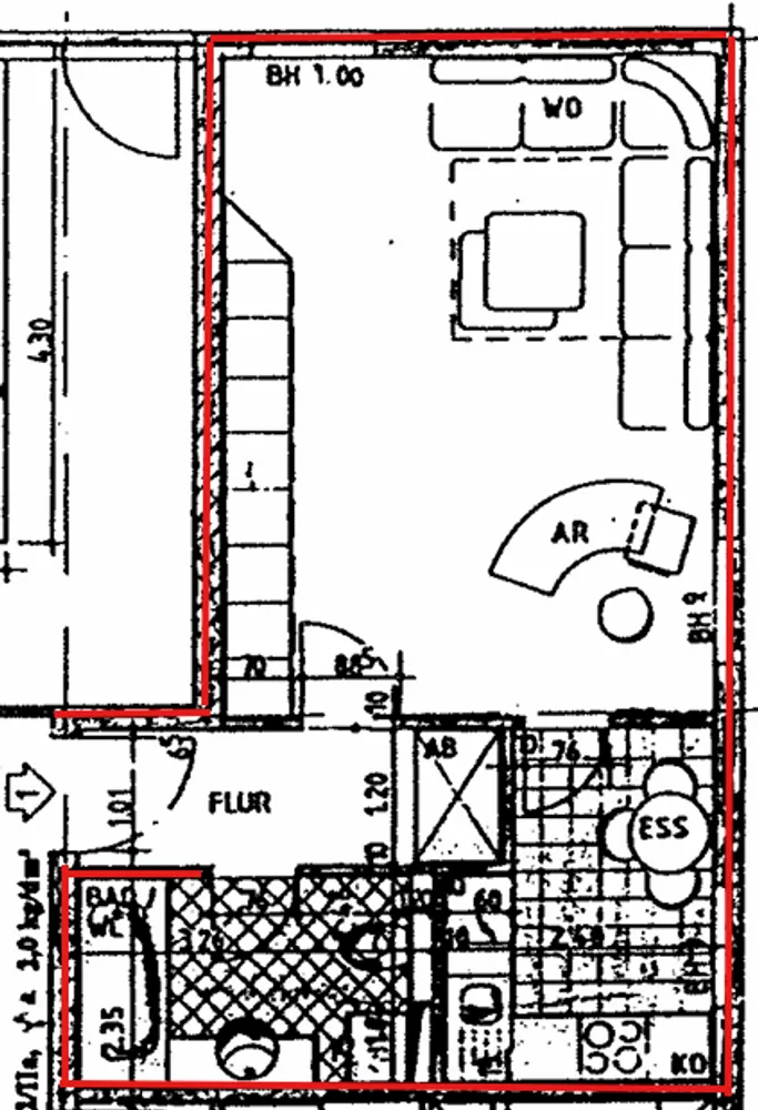 1 Zimmer Wohnung mit 44 m² in Dresden – Bild 3