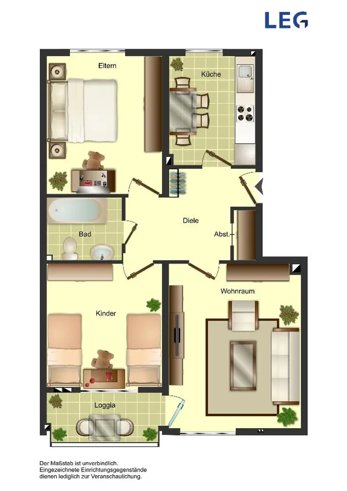 3 Zimmer Wohnung mit 71 m² in Duisburg – Bild 8