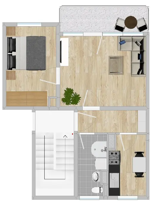2 Zimmer Wohnung mit 50 m² in Riesa – Bild 4