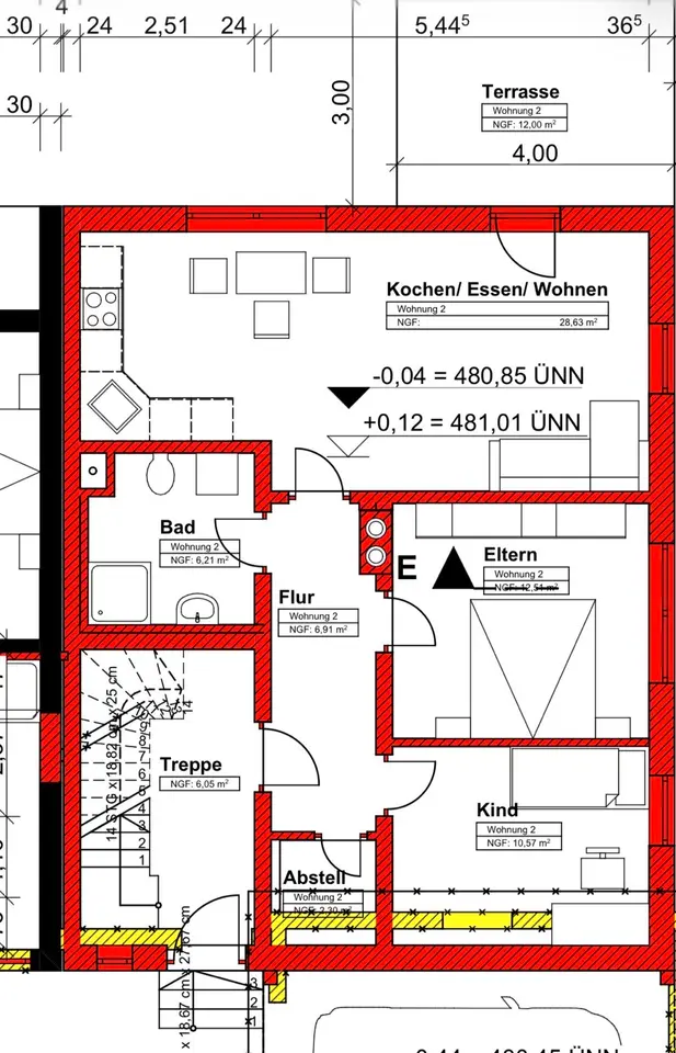 Studio mit 36 m² in Günzburg – Bild 5