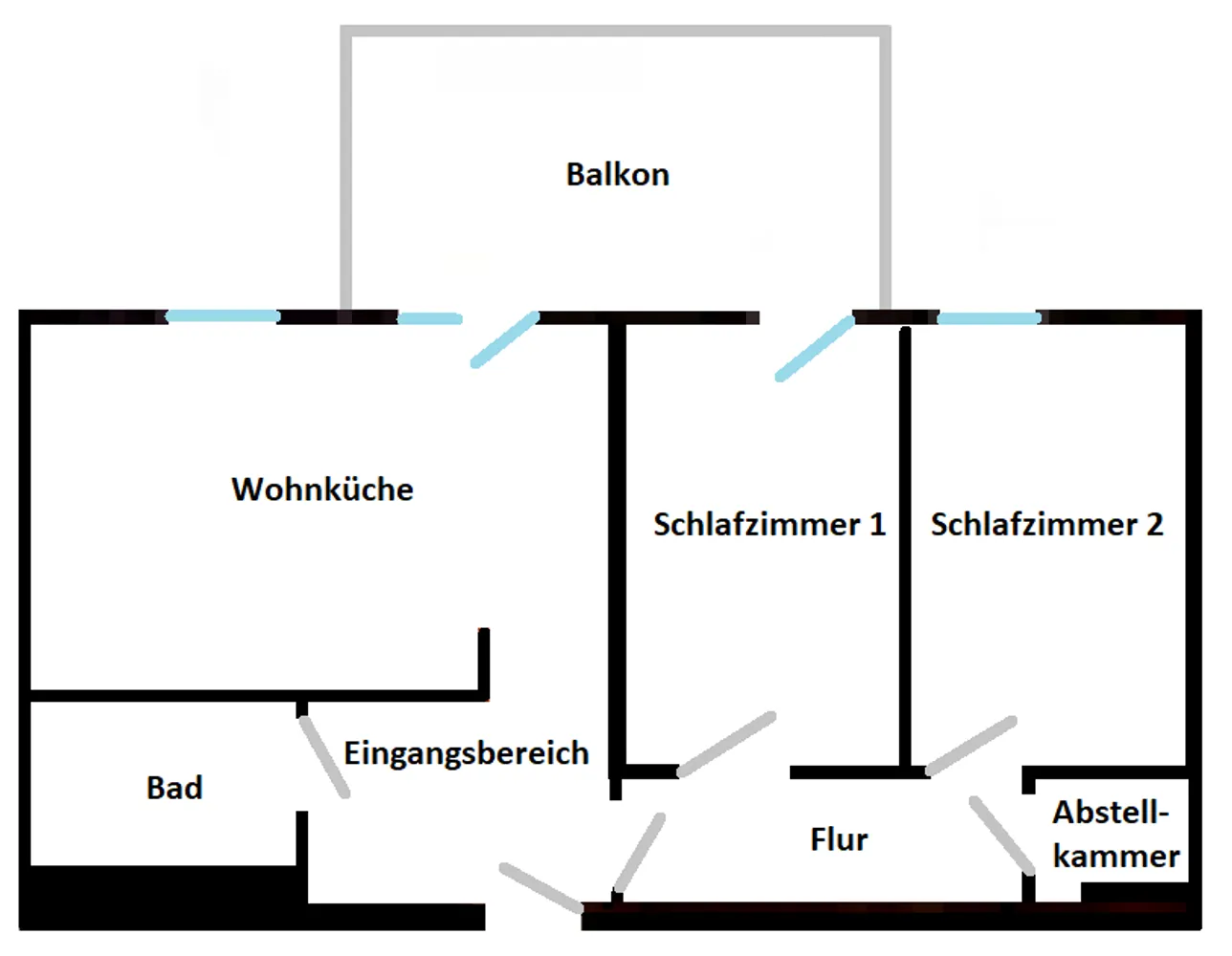 4 Zimmer Wohnung mit 74 m² in Dortmund – Bild 3