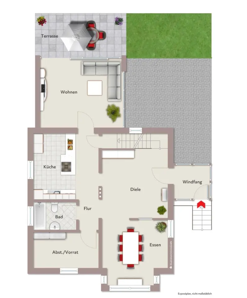 11 Zimmer Wohnung mit 240 m² in Coesfeld – Bild 3