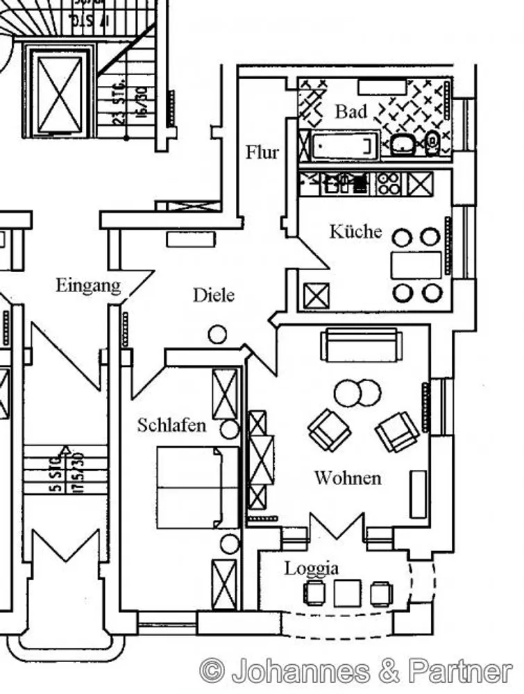2 Zimmer Wohnung mit 79 m² in Dresden – Bild 2