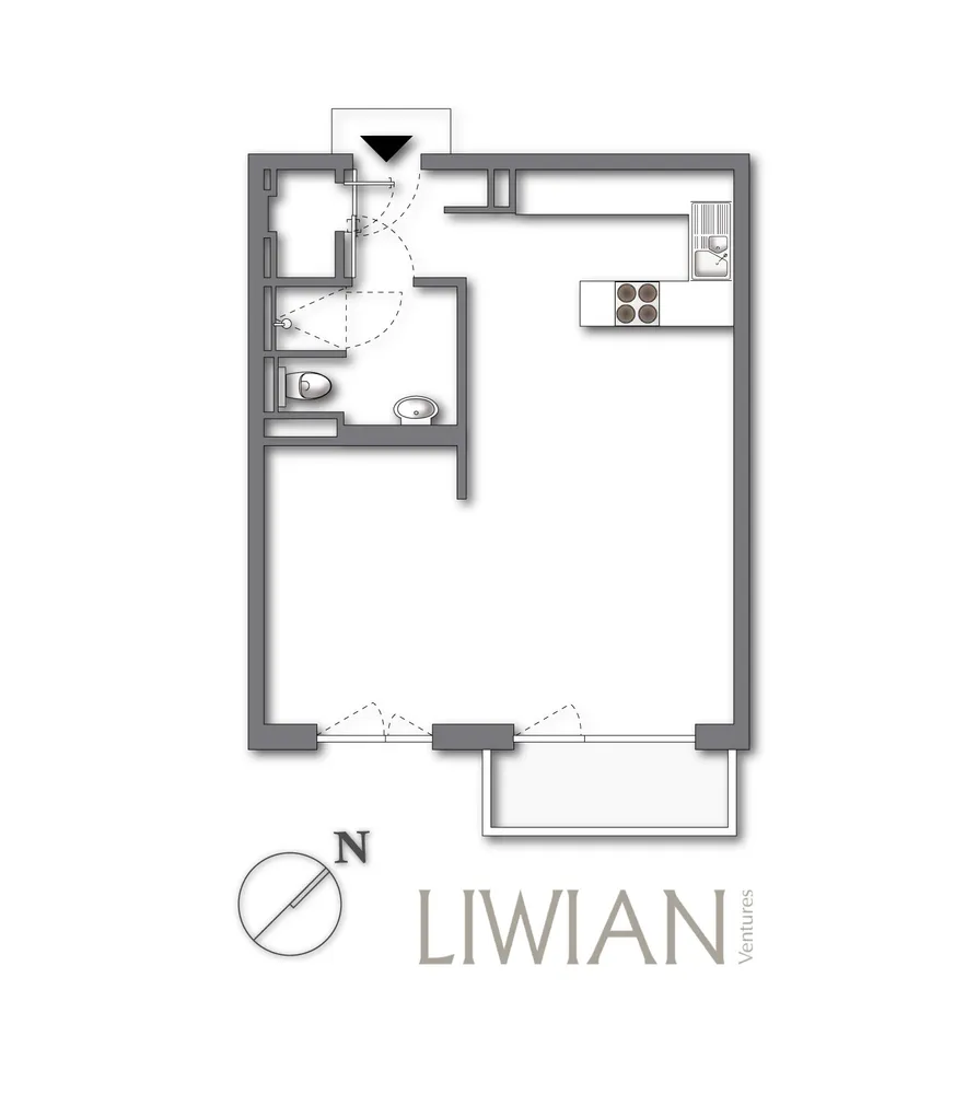1 Zimmer Wohnung mit 56 m² in Hamburg – Bild 12