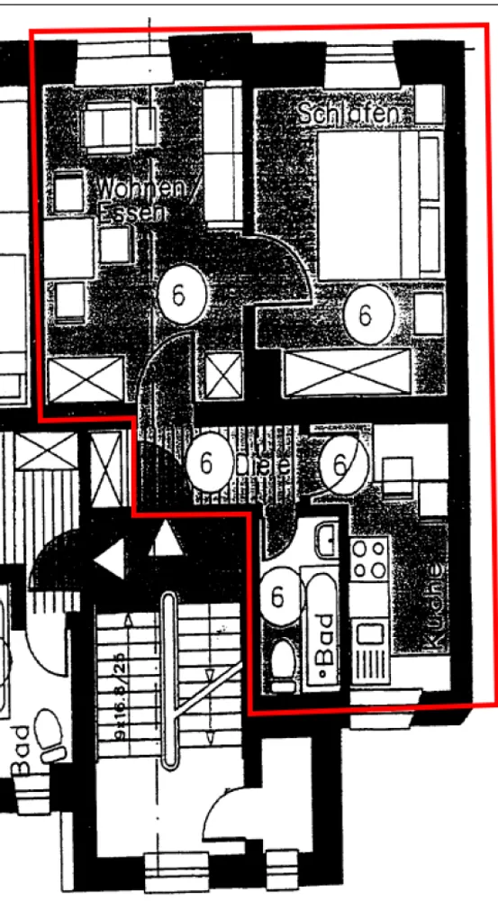 2 Zimmer Wohnung mit 40 m² in Augsburg – Bild 2