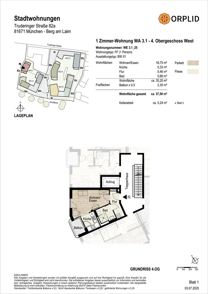 1 Zimmer Wohnung mit 38 m² in München – Bild 9