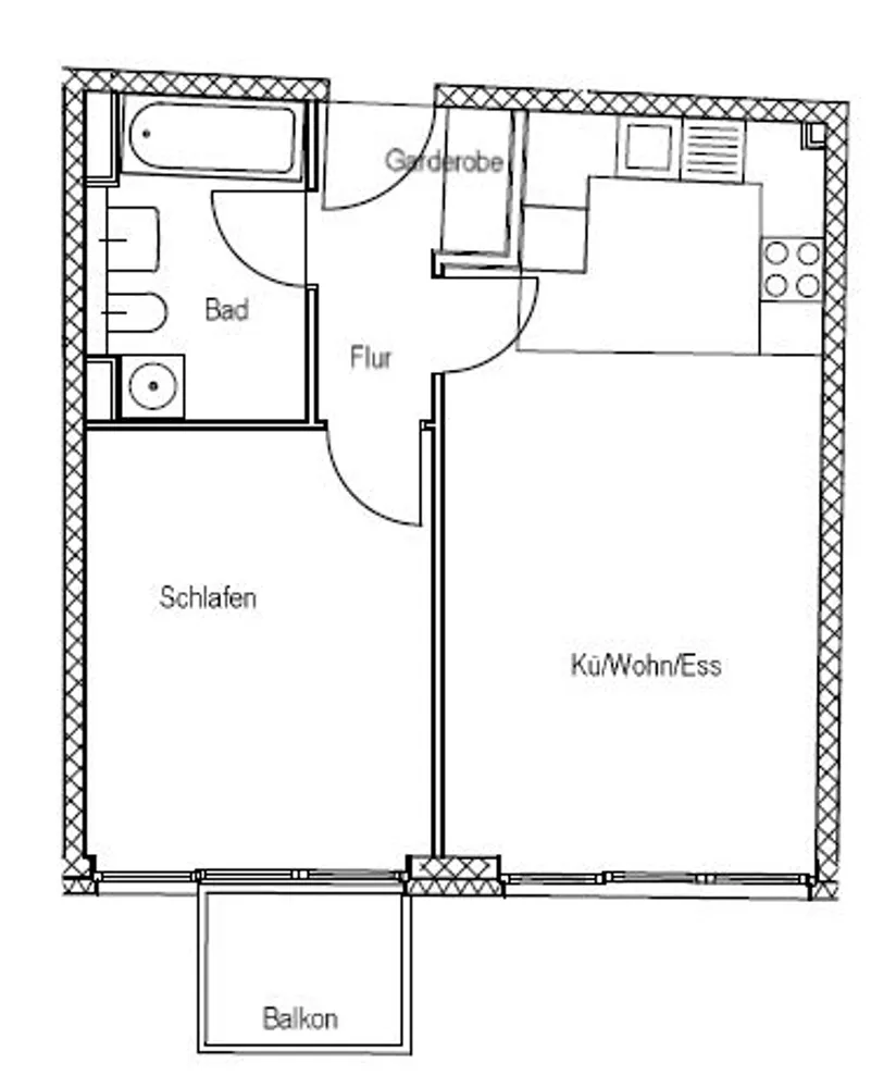 2 Zimmer Wohnung mit 49 m² in Nürnberg – Bild 8
