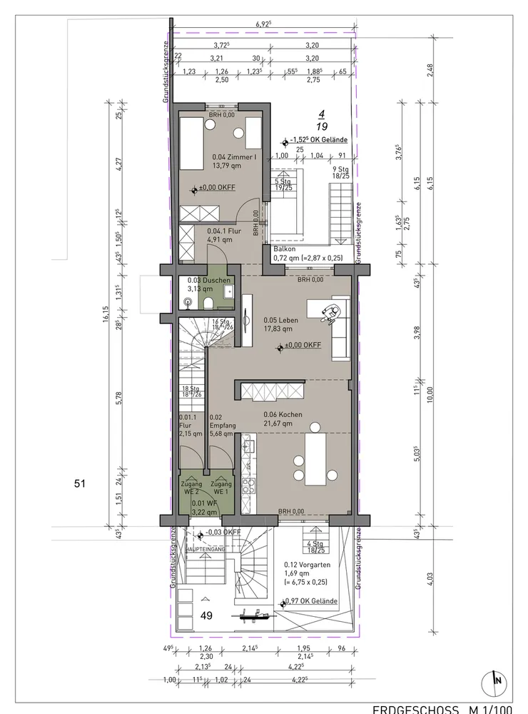 4 Zimmer Wohnung mit 143 m² in Bremen – Bild 3