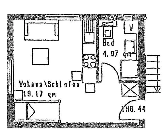 Studio mit 23 m² in Werdau – Bild 8
