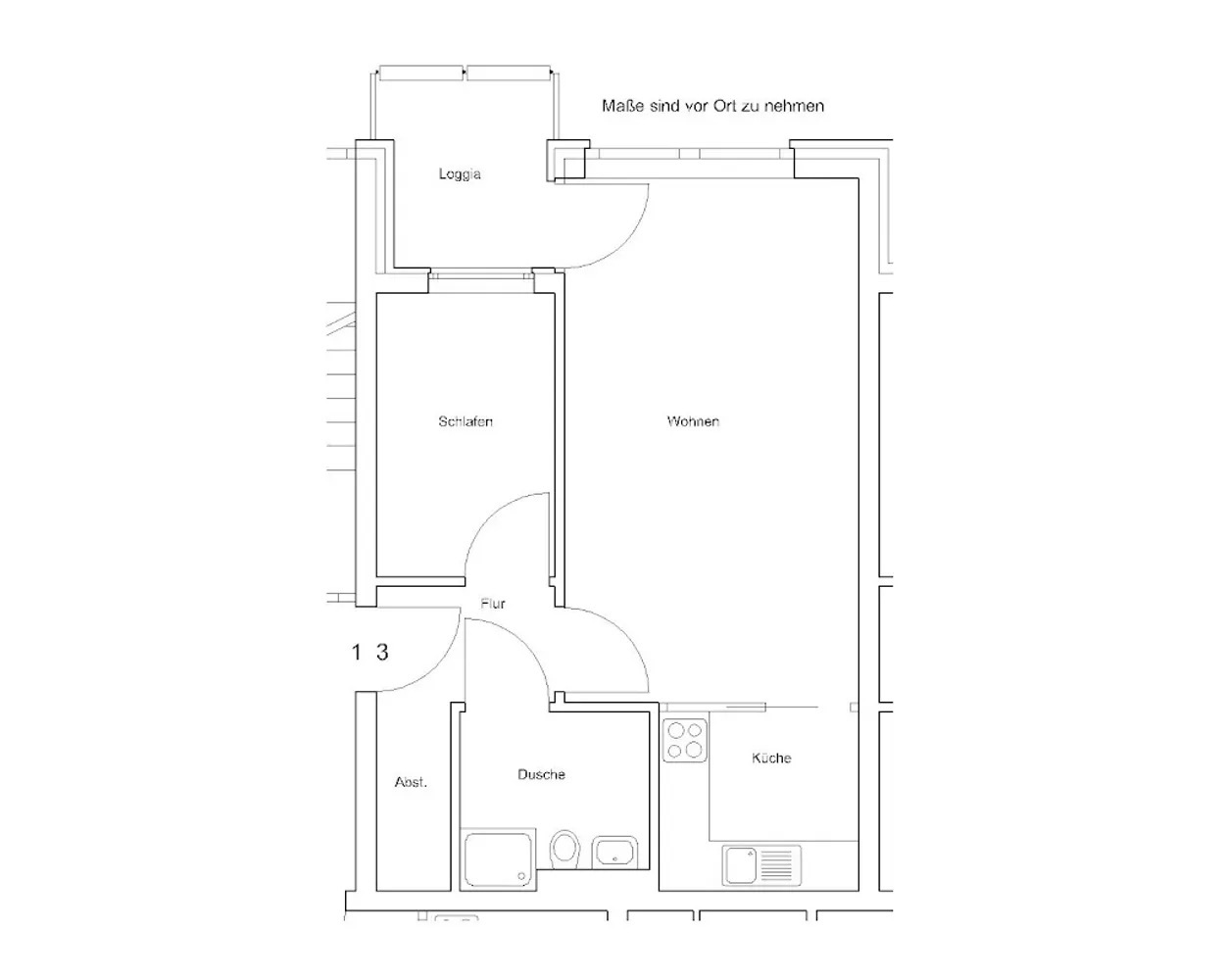 2 Zimmer Wohnung mit 44 m² in Braunschweig – Bild 4