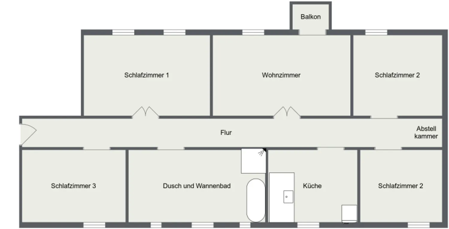 5 Zimmer Wohnung mit 129 m² in Oranienburg – Bild 7