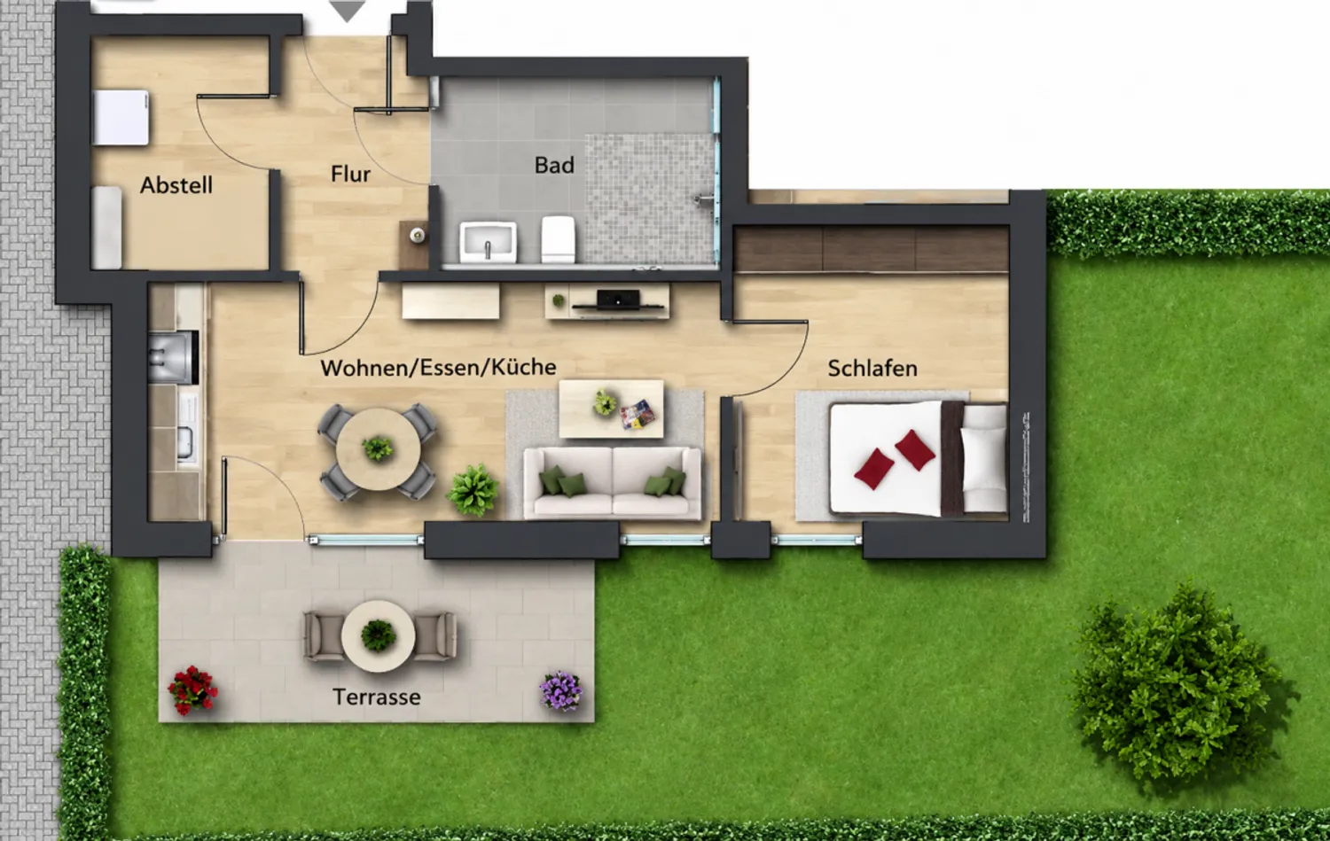2 Zimmer Wohnung mit 53 m² in Osnabrück – Bild 3