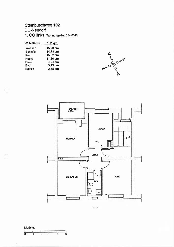 3 Zimmer Wohnung mit 70 m² in Duisburg – Bild 3