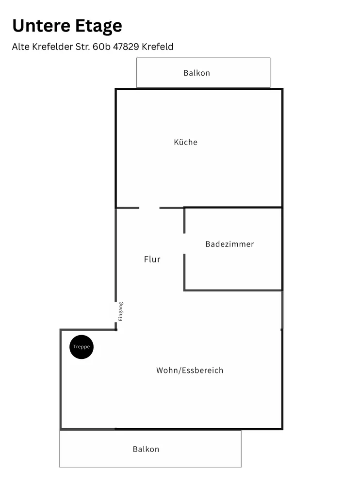 4 Zimmer Wohnung mit 120 m² in Krefeld – Bild 2