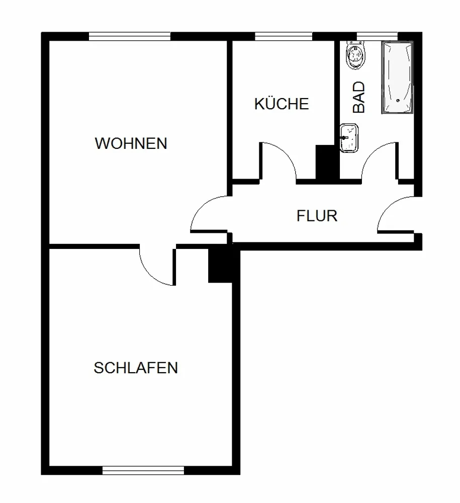 2 Zimmer Wohnung mit 57 m² in Gelsenkirchen – Bild 11