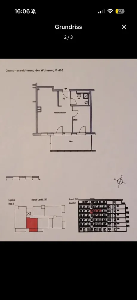 2 Zimmer Wohnung mit 56 m² in Frankfurt am Main – Bild 2