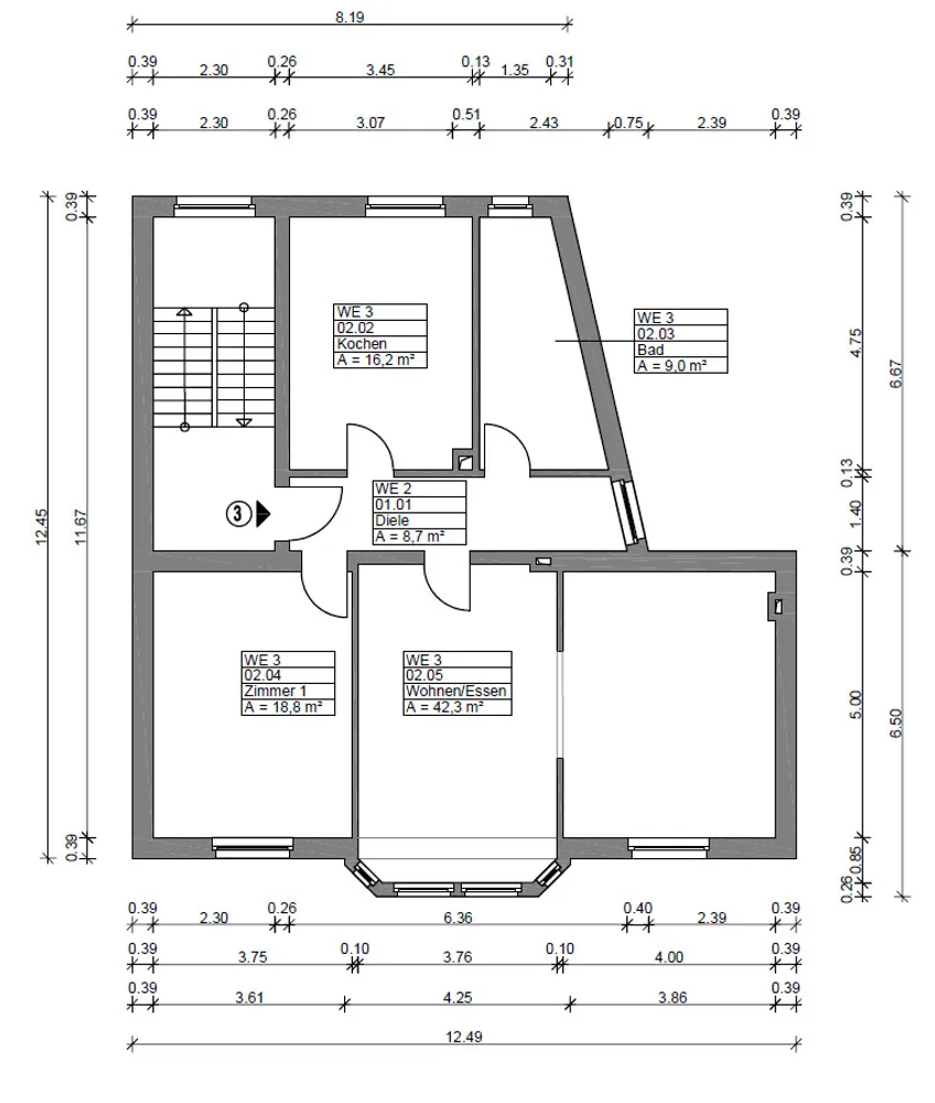 3 Zimmer Wohnung mit 95 m² in Hagen – Bild 11