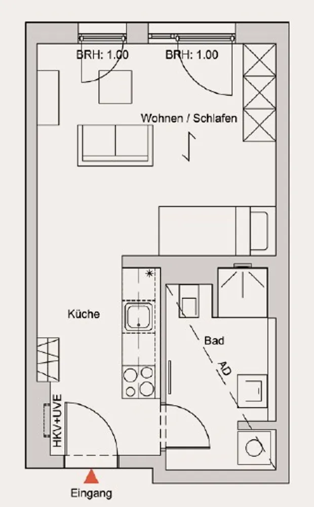 1 Zimmer Wohnung mit 32 m² in Leipzig – Bild 5