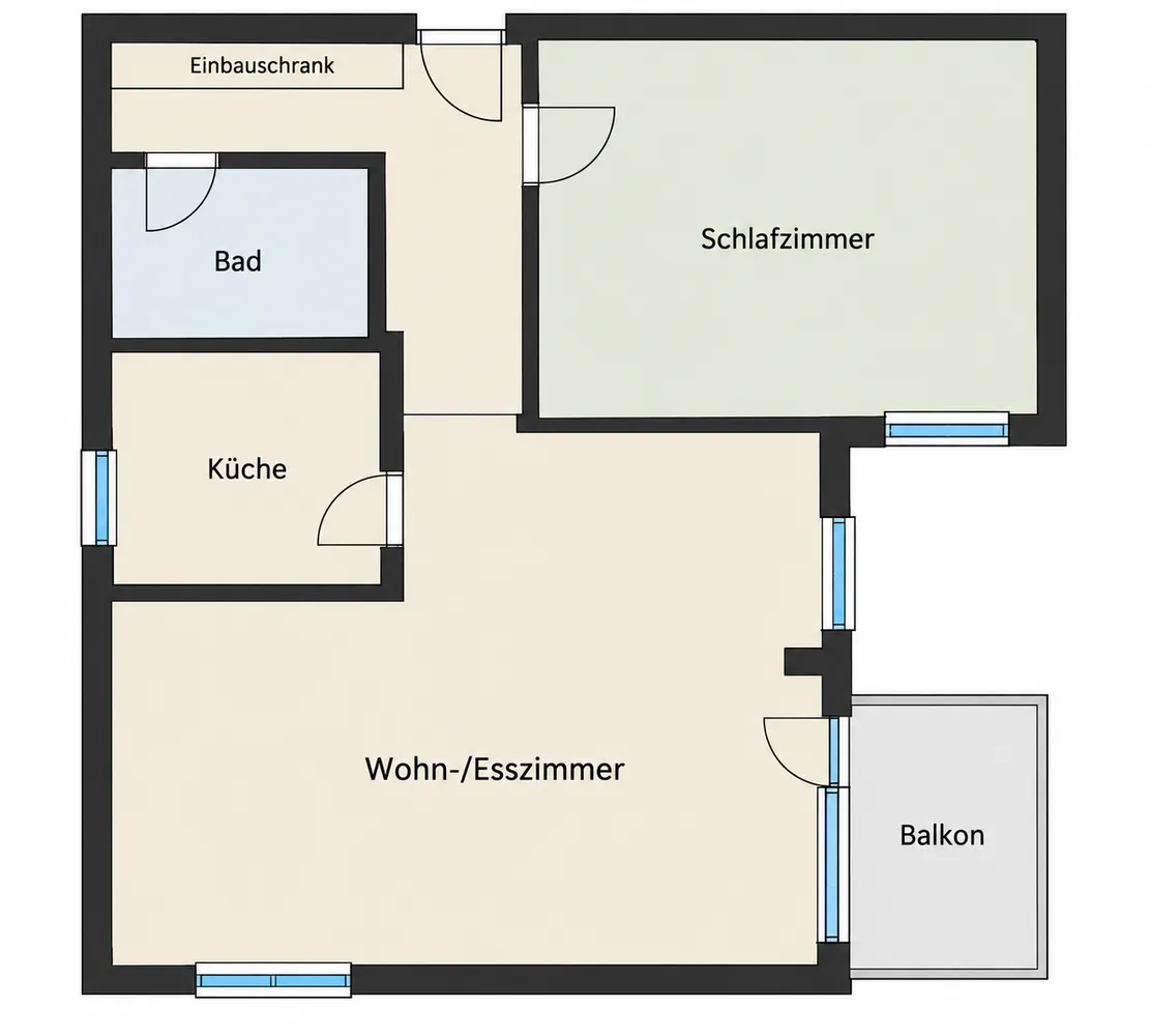 2 room apartment with 64 m² in Brunswick – Photo 9