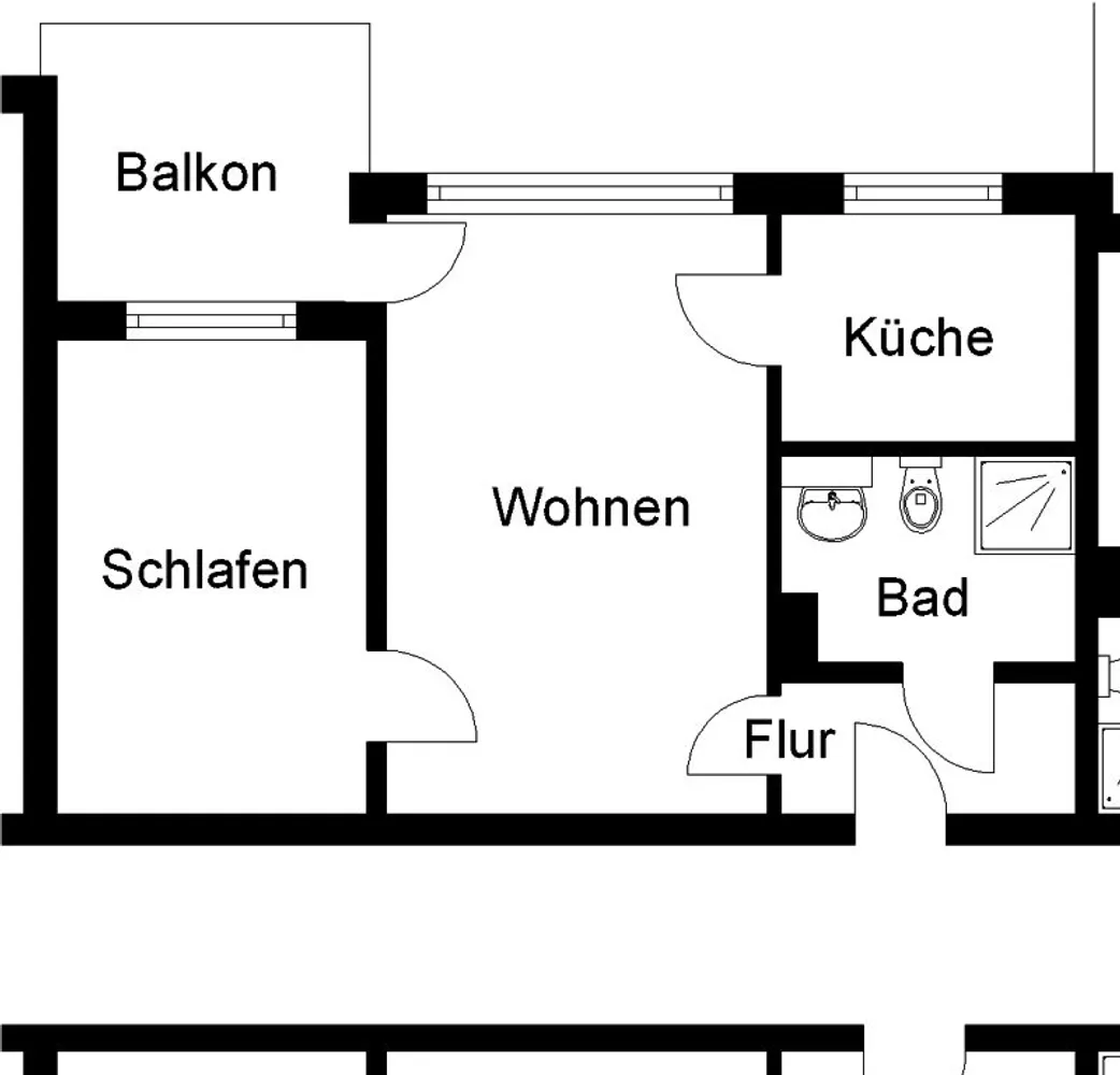 2 Zimmer Wohnung mit 55 m² in Köln – Bild 2