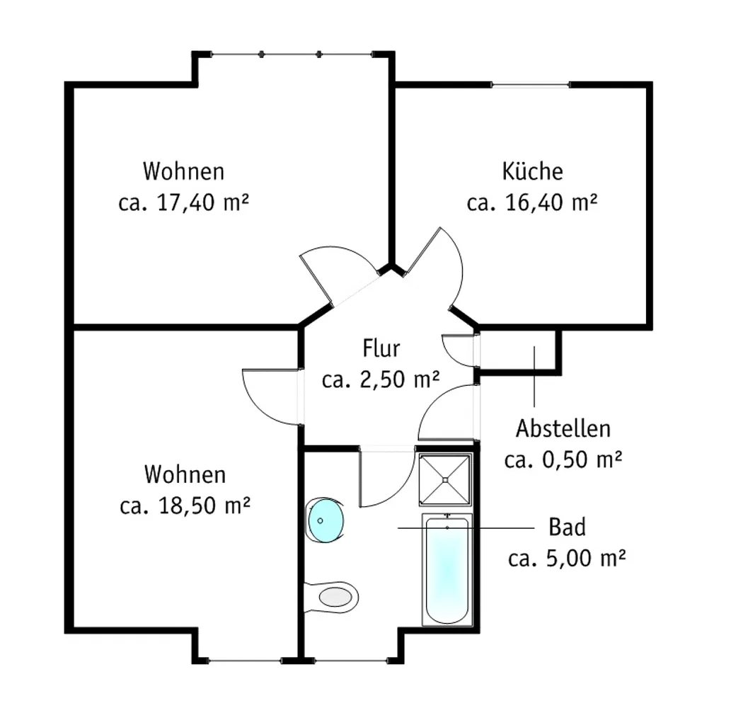 2 Zimmer Wohnung mit 60 m² in Pirna – Bild 7