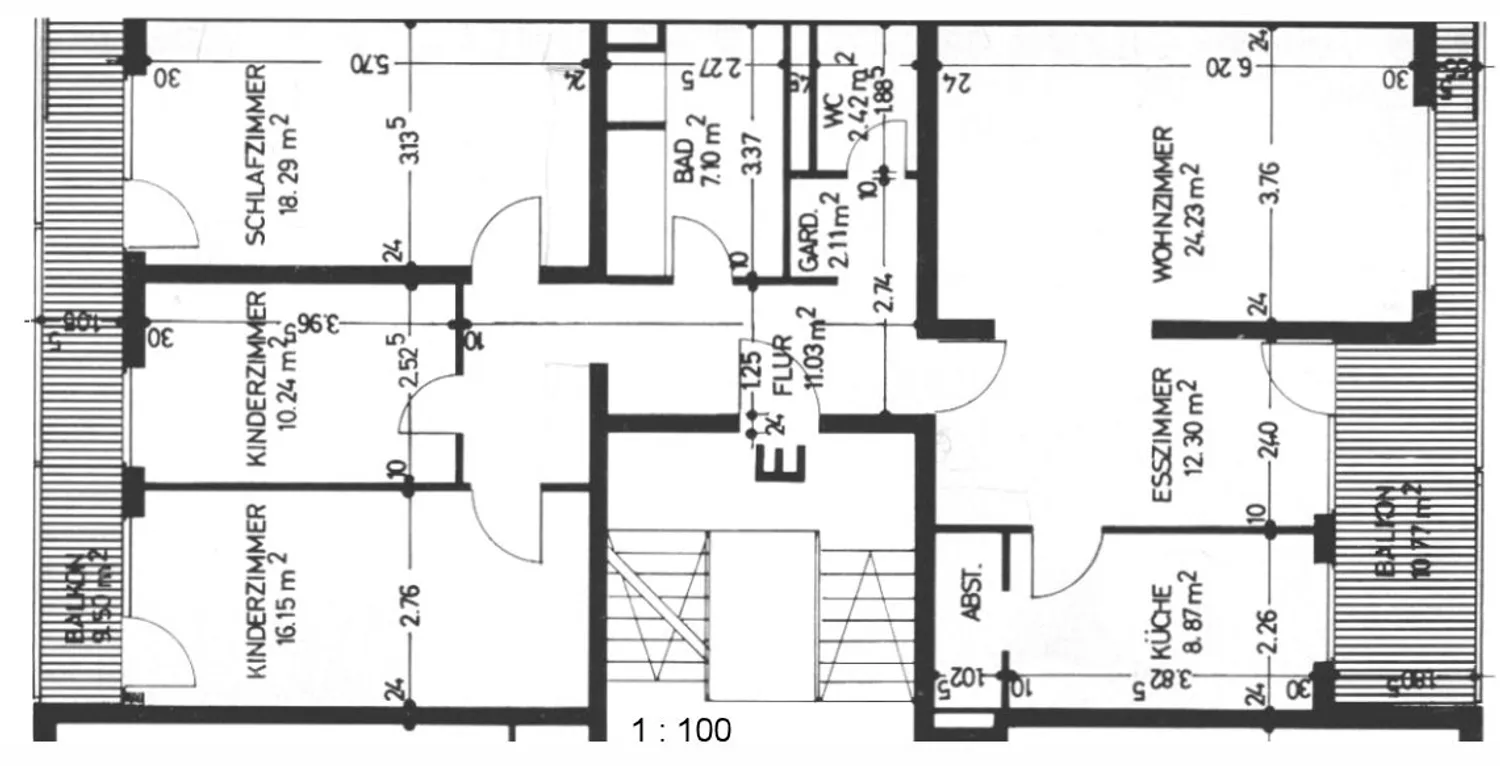 5 Zimmer Wohnung mit 120 m² in Karlsruhe – Bild 1