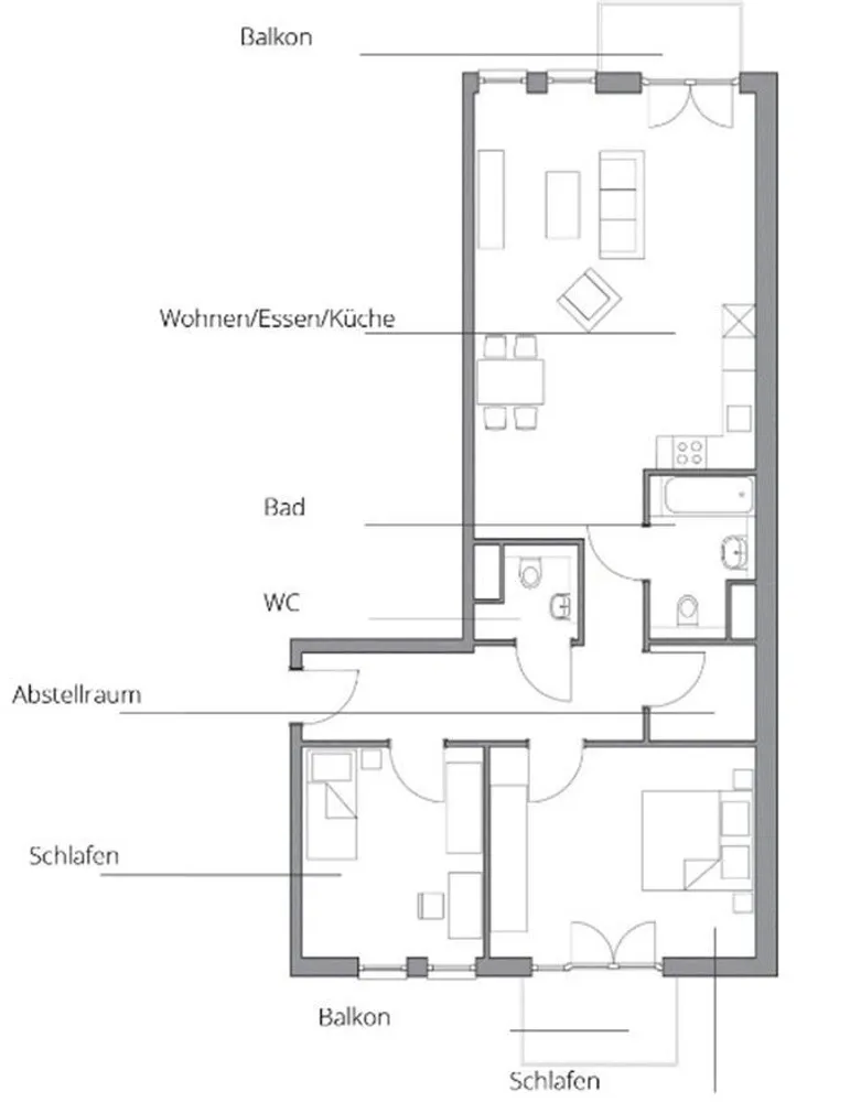 3 Zimmer Wohnung mit 102 m² in Kiel – Bild 11