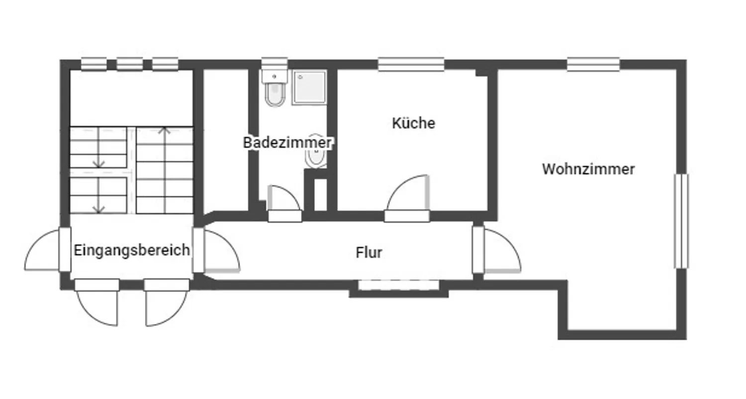 2 room apartment with 50 m² in Ludwigshafen am Rhein – Photo 1