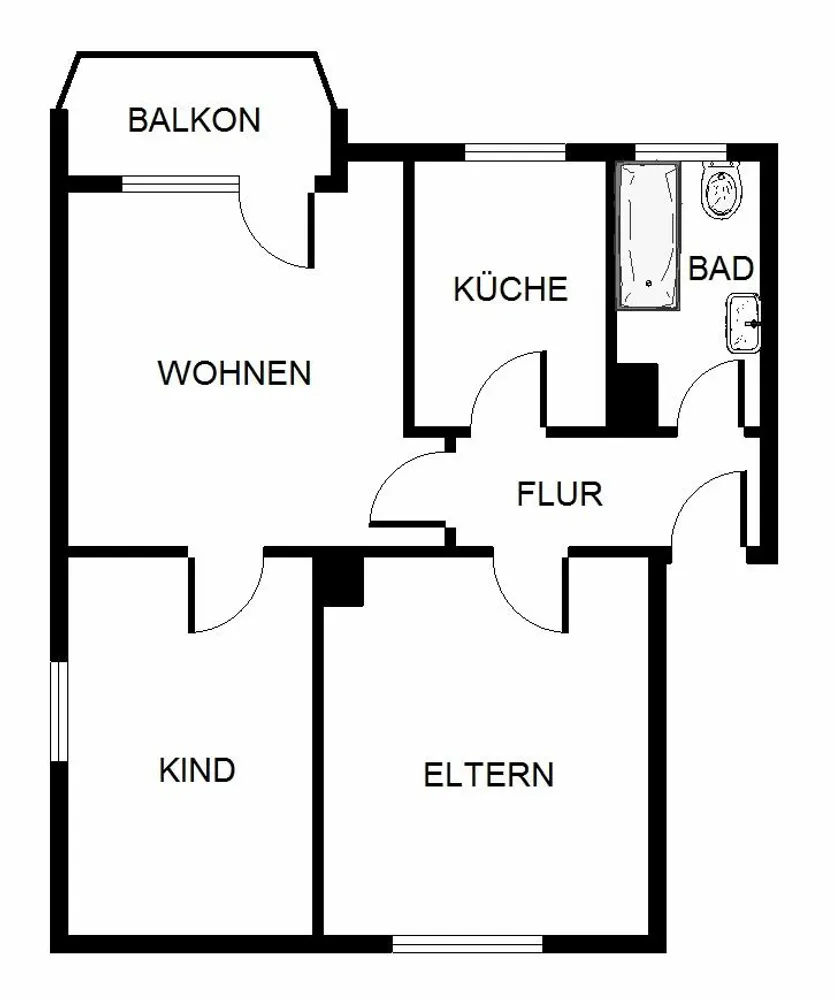 3 Zimmer Wohnung mit 57 m² in Castrop-Rauxel – Bild 8