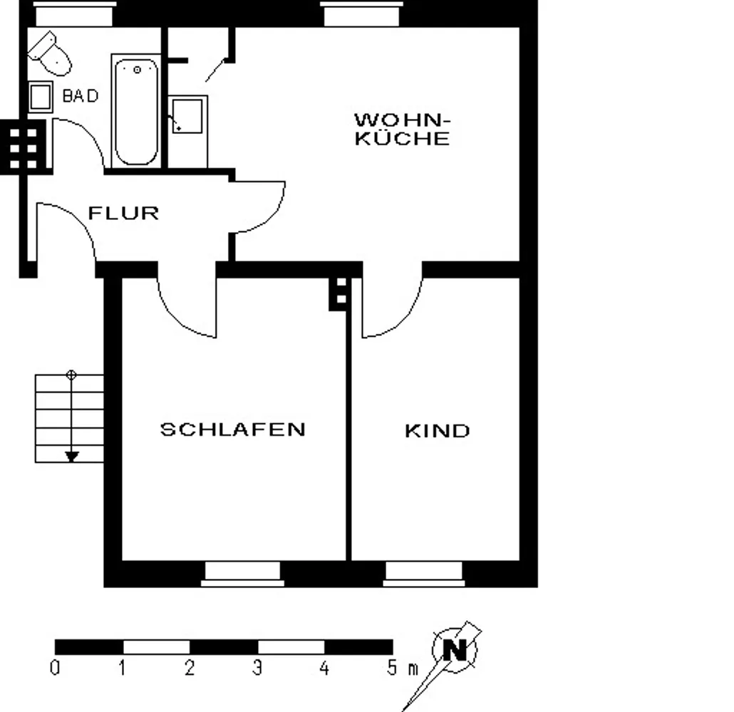 2 Zimmer Wohnung mit 46 m² in Osnabrück – Bild 2