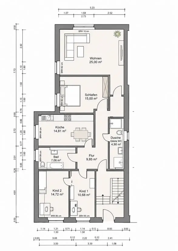 4 room apartment with 105 m² in Magdeburg – Photo 5