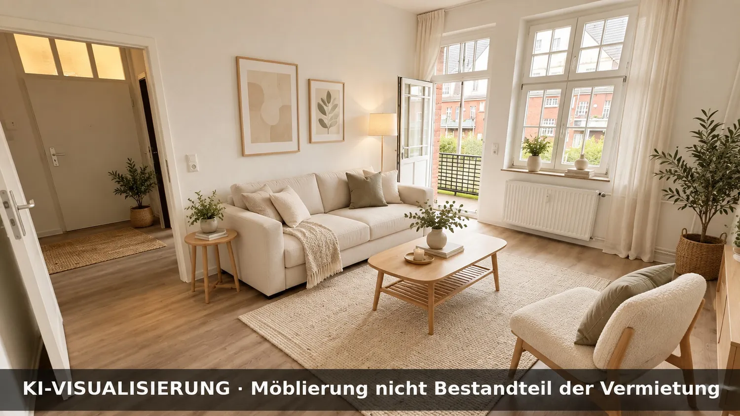 2 room apartment with 56 m² in Duisburg – Photo 1
