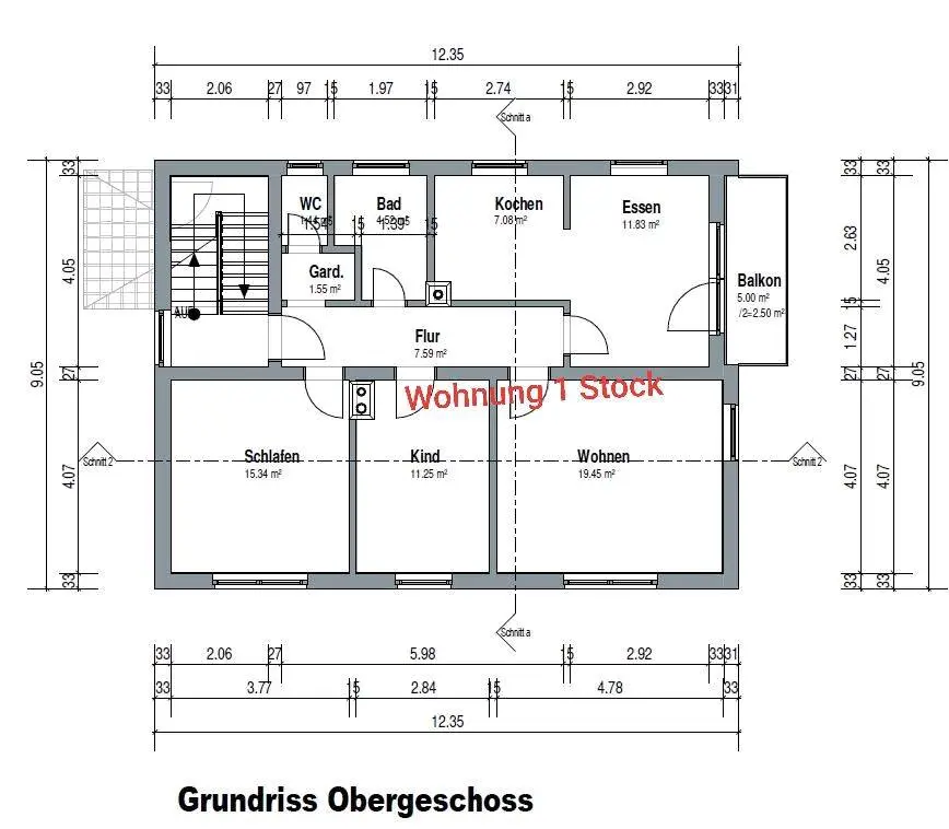 3 Zimmer Wohnung mit 87 m² in Augsburg – Bild 5