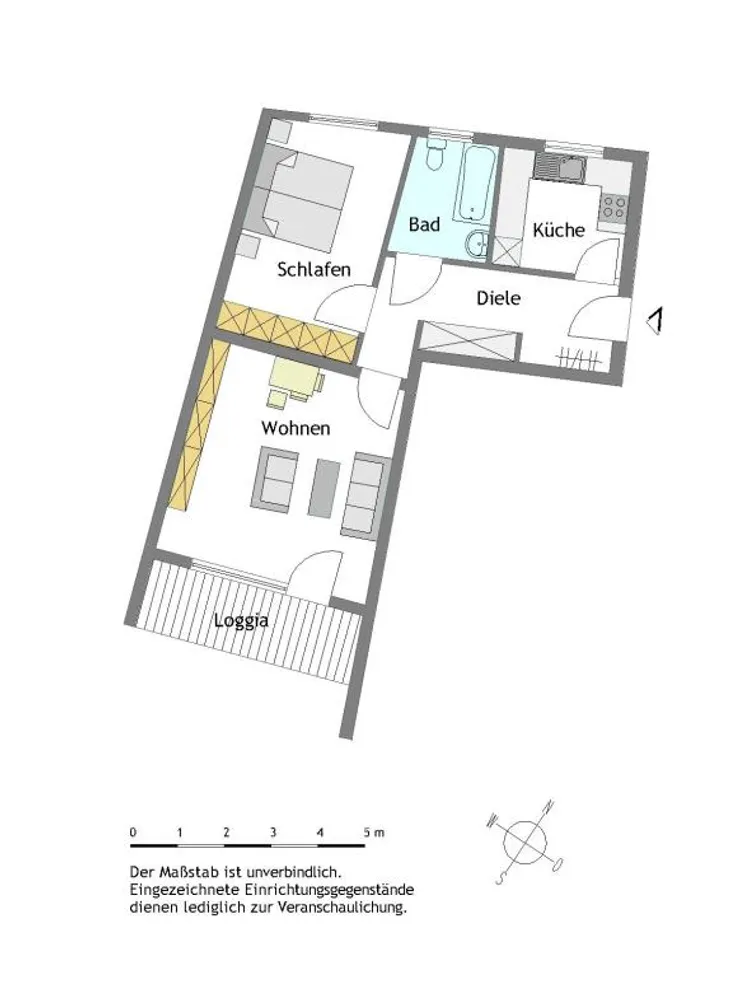2 Zimmer Wohnung mit 59 m² in Mülheim an der Ruhr – Bild 2