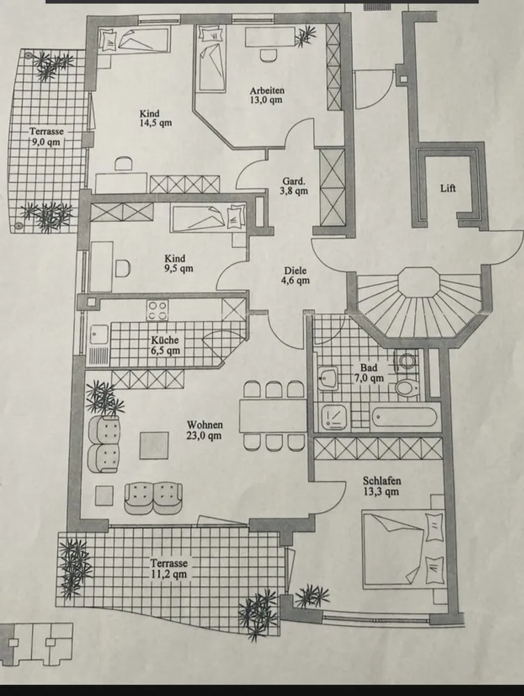 6 Zimmer Wohnung mit 106 m² in Bochum – Bild 2