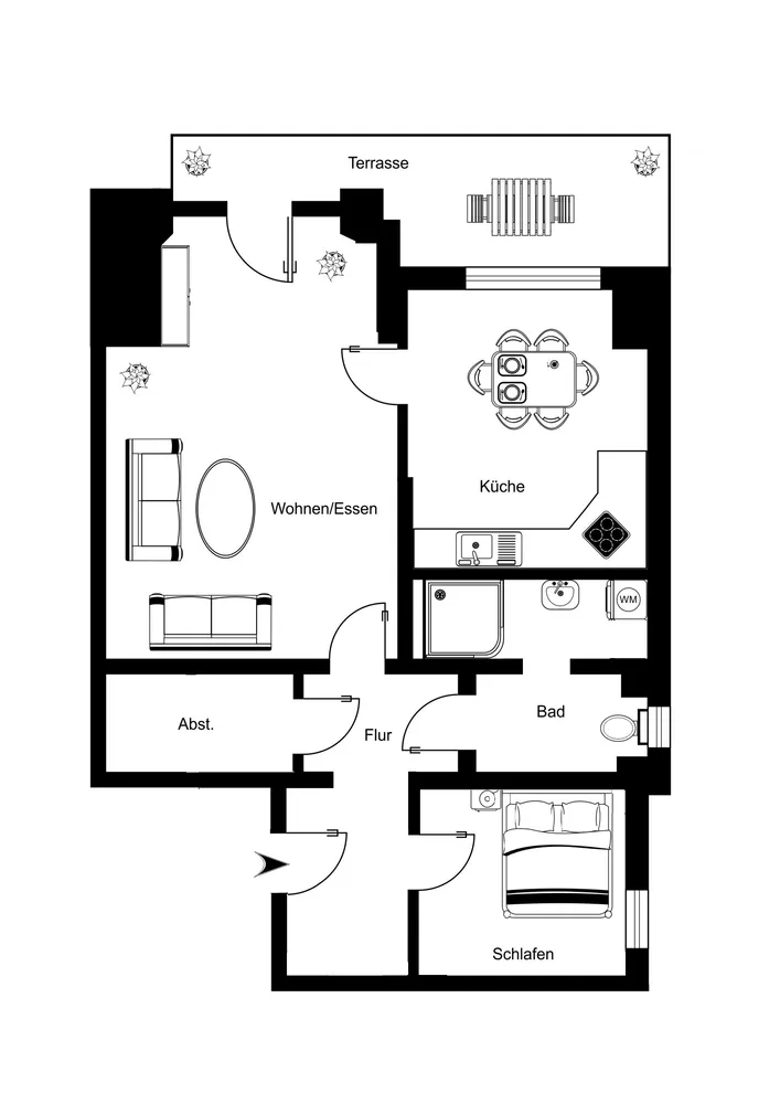 2 Zimmer Wohnung mit 76 m² in Hamburg – Bild 7