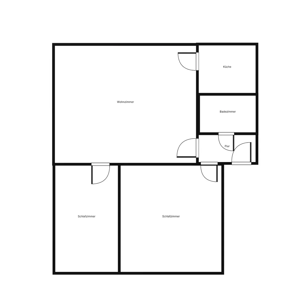3 Zimmer Wohnung mit 55 m² in Lübeck – Bild 5
