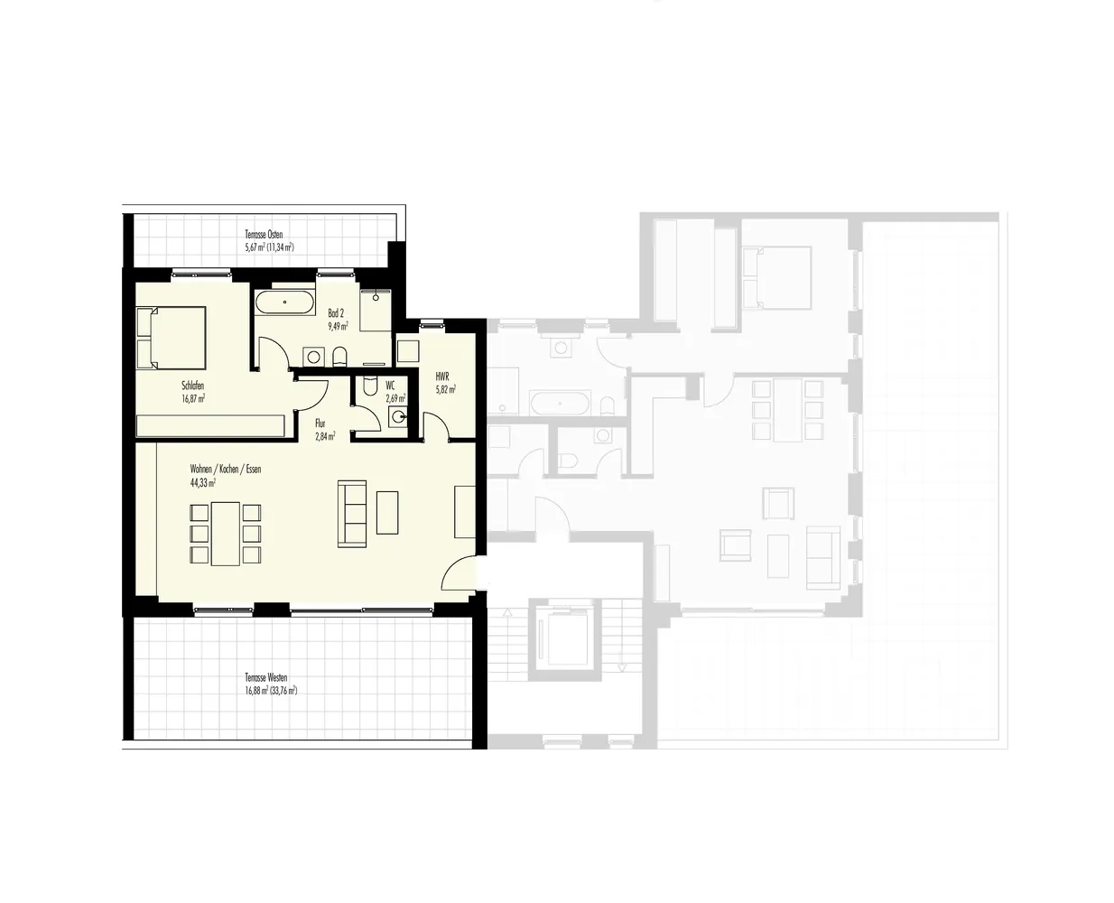 2 Zimmer Wohnung mit 104 m² in Dortmund – Bild 3