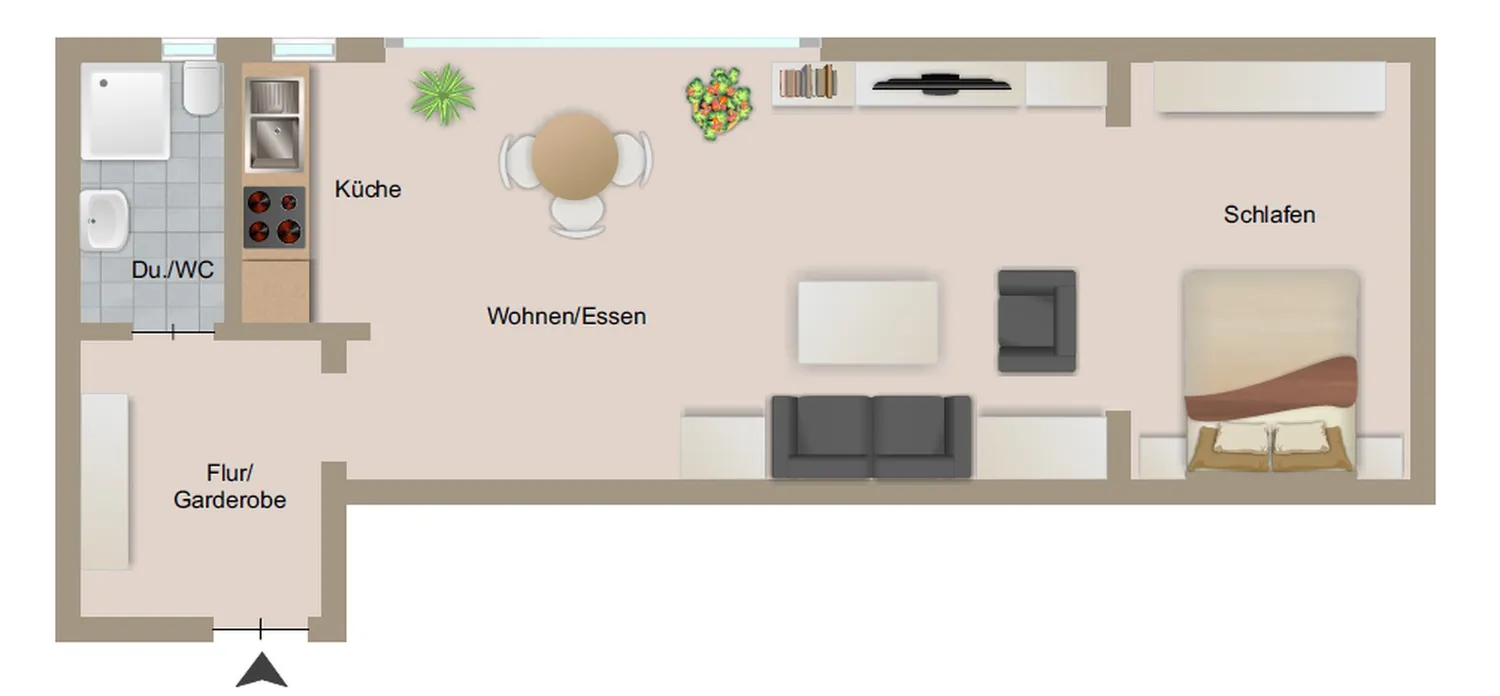 2 Zimmer Wohnung mit 44 m² in Stuttgart – Bild 4
