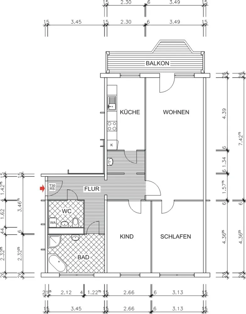 3 Zimmer Wohnung mit 90 m² in Chemnitz – Bild 3