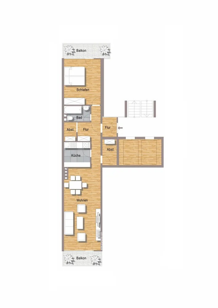 2 Zimmer Wohnung mit 67 m² in Stuttgart – Bild 6