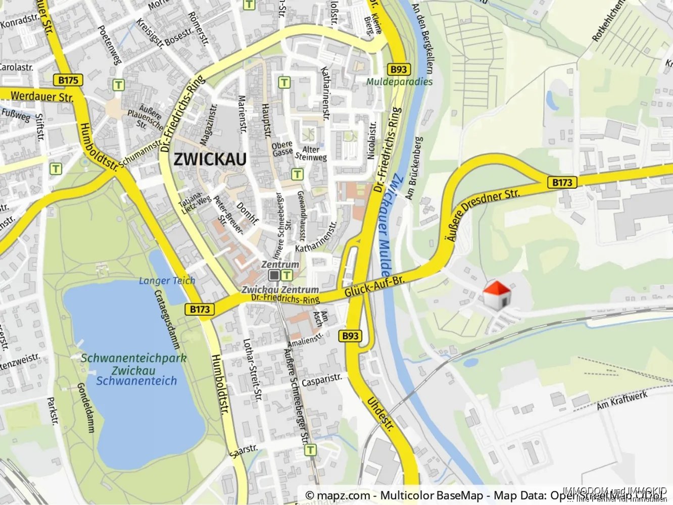 1 Zimmer Wohnung mit 36 m² in Zwickau – Bild 2