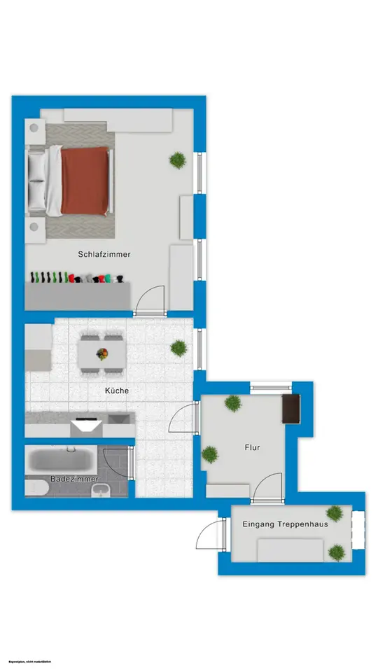 2 Zimmer Wohnung mit 48 m² in Halle (Saale) – Bild 5