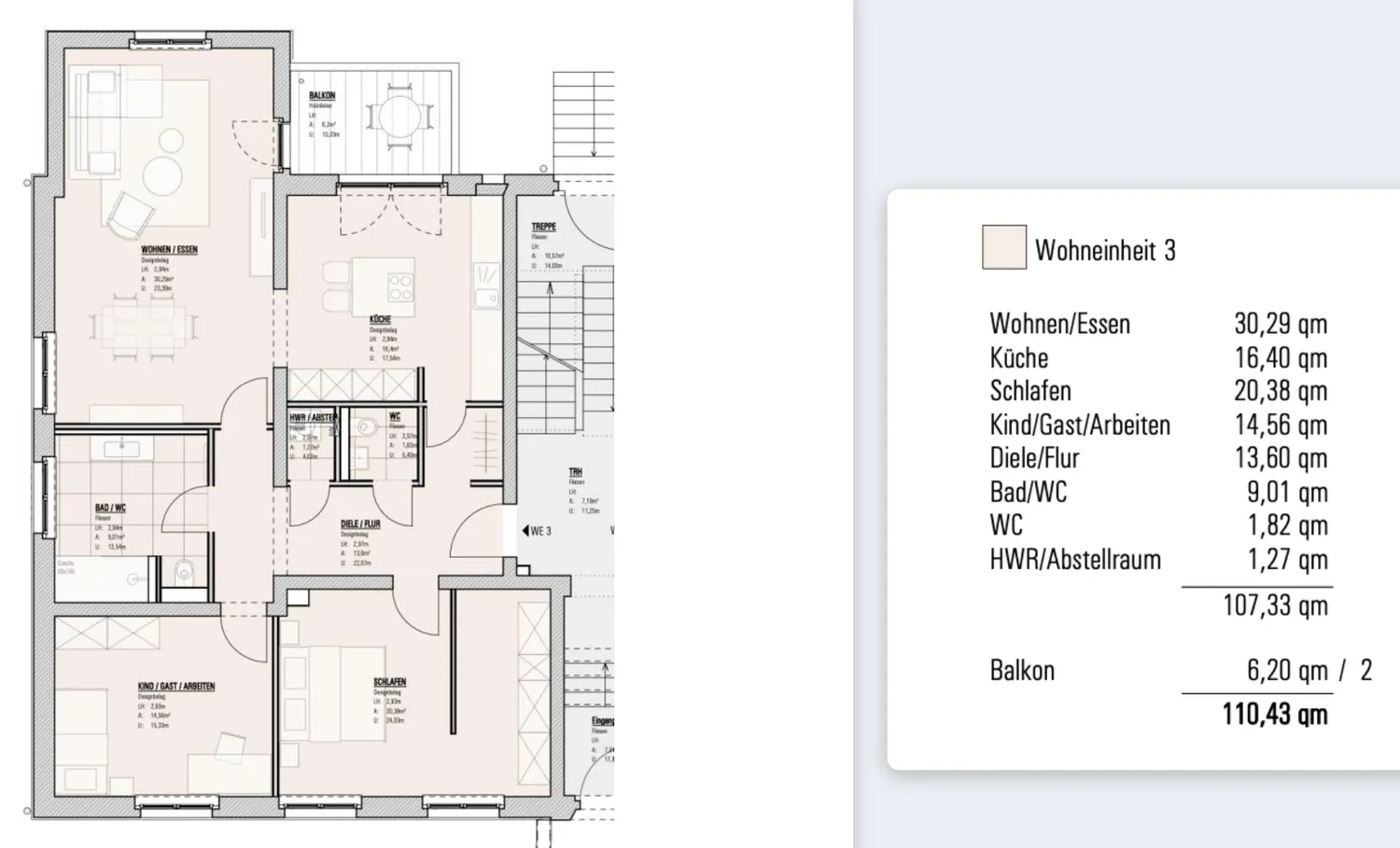 3 Zimmer Wohnung mit 110 m² in Potsdam – Bild 7