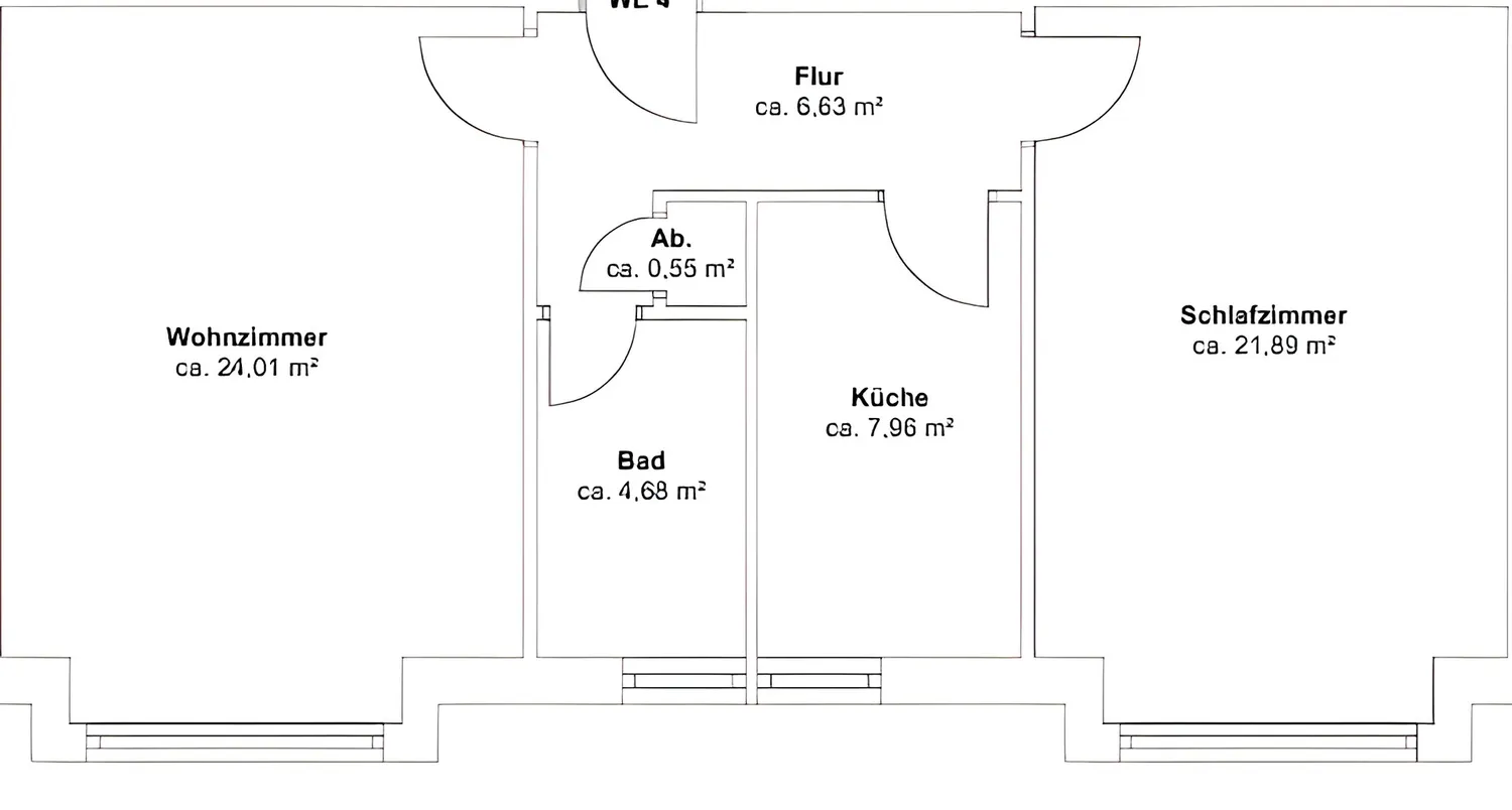 2 room apartment with 58 m² in Munich – Photo 10